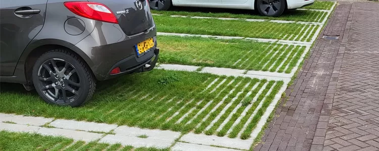 Groene parkeervakken Groene parkeervakken